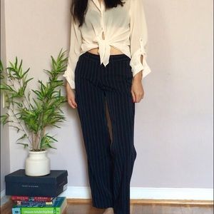 Pinstriped Pants